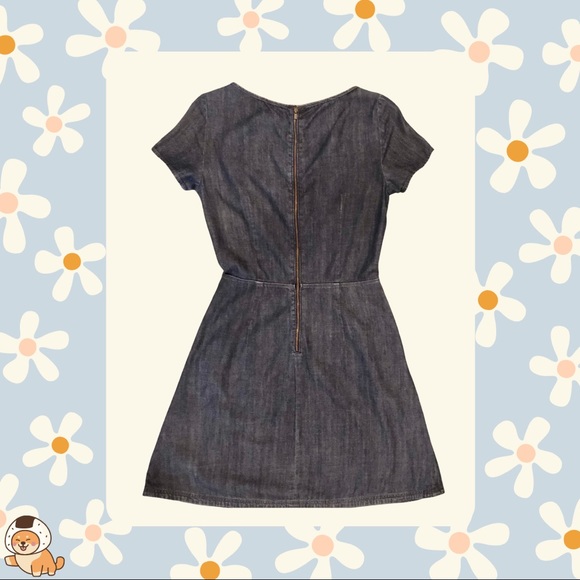 Banana Republic Chambray Denim A-Line Dress - Picture 7 of 8